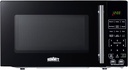Summit 18” Microwave, 0.7 cu.ft., Compact with USB Ports and Allocator, Black- SM903BSA1
