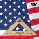 Allegiance Flag Supply American Flag | American-Sourced Nylon Fabric, Embroidered Stars, Hand-Stitched | Proudly Made in USA (3' x 5')