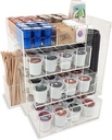 OnDisplay Acrylic Break Room Coffee Station with Drawers for Keurig® K-Cup Coffee Pods