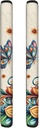 Refrigerator Door Handle Covers Set of 2, Boho Floral Butterfly Print Kitchen Appliance Decor Fridge Microwave Oven Door Handle Covers Decoration