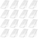 DOITOOL Sandwich Triangle Case 50PCS Plastic Sandwich Container Disposable Packing Box, Clear Triangle Cupcake Containers for Bakery, Restaurant Cheese Container