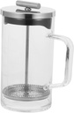 OUNONA 21oz Coffee Maker with Scale Thick Bottom Borosilicate Glass Manual Espresso Pot for Home Brewing for Coffee Lovers and Tea Dishwasher Safe