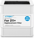 211+ Replacement Filter Compatible with Blue Pure Blue Pure 211+ Air Cleaner Purifier Series, 2 Stage Filtration System of H13 True and Activated Carbon Filter