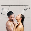 Double Shower Shower System, Fashion High Pressure Rain Shower Head, Powerful Water Pressure, Perfect Choice for Bathroom Upgrade
