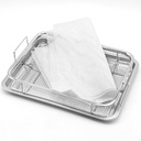 GUCUJI Silicone Baking Mats, Air Fryer Basket Silicone Liners for Oven, Non Stick, Easy Clean, Dishwasher Safe, 2 PCS (Large)