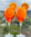 Topkapi Aperol Spray Glass Mara XL - Cocktail Glass 445ml for Aperol Spritz, Hugo, Amalfi, Cocktails, Pack of 6
