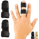 Vive Finger Splint (2 Pack) - Universal Finger Straightener - Broken and Trigger Finger Splints - Finger Brace for Arthritis pain and Support - Sprain Relief for Middle, Index, Ring, Pinky Fingers (Black)