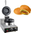 UFO Burger Machine, Commercial Hamburger Press, Ice Cream Waffle Maker, Non-Stick Electric Panini Press, Adjustable Temperature 50-300℃, Ice Cream Burger Machine 110V