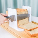 Bread Slicer for Homemade Bread, Adjustable Toast Slicing Guide, Slices Evenly Loaf Cutting Guide, Foldable Sandwich Bagel Cutter Machine