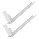 2pcs Soda Can Dispenser with Adjustable Pusher Glide for Refrigerator Self-Pushing Beverage Organizer for Fridge Efficient Storage for Canned Drinks