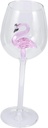 Decorative Flamingo Wine Glass Elegant Cocktail Goblet for Weddings Parties and Home Use Translucent Design for Cold Drinks and Wine Tasting