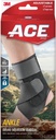 ACE Deluxe Ankle Stabilizer, Adjustable, Black, 1/Pack