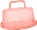 Zerodeko Portable Cake Carrier Dome Lid Plastic Cake Box for Safe Transport and Storage for Birthdays Bakeries and Home Use