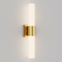 Kalium Bathroom Wall Sconce Fixture, 21 Inch Modern Vanity Lights with Frosted Glass Shade, Indoor Sconces Lighting Wall Decor Lamps for Bathrooms Living Room Stairs Bedroom (Gold)