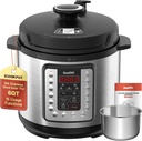 16-in-1 Electric Pressure Cooker, Slow Cook, Rice Maker, Steamer, Yogurt, Warmer & Sterilizer, Programmable with Automatic Keep Warm, 6-Quart Stainless Steel