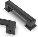 Asidrama 10 Pack 3 Inch(76mm) Matte Black Kitchen Cabinet Handles Cabinet Pulls Kitchen Cabinet Hardware for Cupboard Drawer Pulls