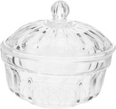 KICHOUSE Cute Candy Bowl Lid Acrylic Snack Box Candy Storage Jar Cookie Box for Party Home Decor