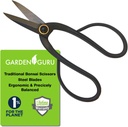GARDEN GURU Professional Bonsai Scissors 200mm - Traditional Butterfly Pruner Shear for Precise Trimming Pruning and Deadheading of Flowers Plants, Japanese Bonsai Garden Tools
