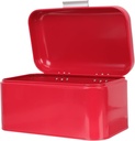 Retro Metal Bread Box Airtight Iron Storage Container for Kitchen Countertop 10L Capacity Bread Keeper Vintage Design and Kitchen Organization