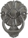 Petal Shaped Door Handle Solid Casting Iron Door Knock Furniture Door Ring Knocker Front Door Decorative