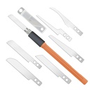Mini Hand Saw Model Craft Tools with 8 DIY Craft Pieces Blades Modelling Knife Hobby DIY Saw Hacksaw Tool Kit for Hand Cutting Tree Limbs and Branches