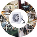 Sturdy Ventilation Fan Extractor Wall Mount Exhaust Fan for Kitchen Toilet Bathroom Pure Wire Motor