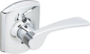 Schlage Lock Company F170MER625GRWRH Merano Right Handed Single Dummy Door Lever with Decorat, Bright Chrome