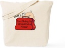CafePress Going To Grandma's Funny Tote Bag Reusable Natural Beige Canvas Shopping Bag