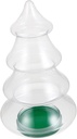 BESTOYARD Christmas Tree Candy Storage Jar Transparent Cookie Container for Festive Treats for Candy Cookies Marshmallows Party Favors for Christmas Celebrations