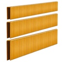 18 Gauge 1/4" Narrow Crown Staples (1", 3/4", 1/2"), Assorted 1200 Counts for 18 GA Pneumatic or Electric Stapler or Staple Gun,Project Pack (Galvanized Steel)