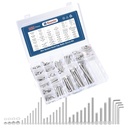 365pcs Socket Head Cap Screws Bolts Nuts Assortment Kit - [M5/M6/M8/M10] 304 Stainless Steel Allen Socket Drive for 3D Printer, with Wrench