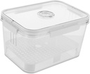 Bread Box with Handles for Kitchen Countertop Airtight Bread Storage Container with Recording Organizer for Freshness and