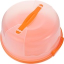 1pc Transparent Plastic Cake Carrier Locking Design for for Birthday Parties and Showers Convenient Cake Holder and Storage Container