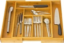Home-it Expandable Cutlery Drawer - made for Utensil Organizer - Flatware Dividers Kitchen Holder
