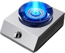 Single-burner Gas Stove,low-pressure Double-ring Nozzle Stainless Steel Stove,desktop 5.2kw with Child Lock,suitable for Family Gatherings and Picnics(NG)