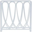 Gourmet Basics by Mikasa - 5246372 Gourmet Basics by Mikasa Victorian Loop Napkin Holder, 7 inch, White
