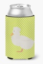 Caroline's Treasures BB7683CC Crested Duck Green Can or Bottle Hugger Cooler Washable Drink Sleeve Collapsible Beverage Insulated Holder, Can Hugger, Multicolor