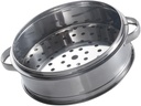 Alipis Stainless Steel Steamer Basket with Ear Food Steamer for Home Cooking for Steaming Buns and Dumplings Ergonomic Hot Handle Design