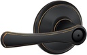 Schlage F40-VLA-716 Aged Bronze Privacy Avila Style Lever
