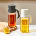 grey bottle 2 in 1, oil Sprayer + Dispenser, Bottle, Oil sprayer for cooking, 550ml, glass bottle19oz, kitchen, grilling and camping use, oil mister for salad, air fryer and bbq.