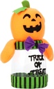 PRETYZOOM 1pc Halloween Candy Jar Cloth Lid Adorable Pumpkin Sweets Storage Container for Party Favors Eye-catching Display for Candy and Items Halloween Decoration