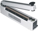 AIE-300HIM Tabletop Hand Impulse Heat Sealer, 12" Max Seal Length, 2mm Seal Width, Built-in Magnet, Dual Timers