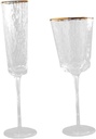2pcs Elegant Hammered Pattern Wine Glass European Style Goblet for Red Wine and Crystal Glassware for Parties and Home Decor