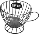 Cup Holders for Counter Wire Storage Basket Coffee Pod Holder Fruit Container Pod Storage Capsule Stylish Kitchen Accessory