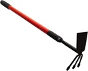 Hoe Cultivator 2 in 1 46 Inch Telescoping Hand Garden Tools Hula Tool Long Handle for Gardening Weeding Planting Loosening Soil