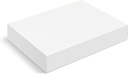 19x14x4 1/2 inches White Cake box, Premium Bakery Boxes, One piece, Perfect for packaging and selling cakes, donuts, cookies, and muffins (50-Pack)