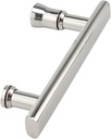 Shower Door Handle and Pulls Replacement Sets for Glass Door | Bathroom Door Knobs for Shower Enclosures Screen Internal/External Grip-550mm