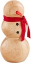 Mud Pie Snowman Holiday Grinder Salt & Pepper, 5 1/2", TAN