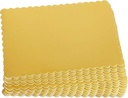 Gold Rectangular Cake Board Sheets 9"x13" - Premium Cake Liners for Baking, Cake Decorating, Dessert Packaging Display - Sturdy & Elegant for Bakeries, Restaurants, Weddings, Parties, Events (5)