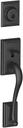 Schlage F92-ADD Addison Dummy Exterior Handleset from The F-Series, Matte Black